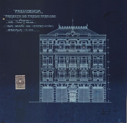 Hotel da Paz  Elevao  1912 Fonte: AHMWL  Arquivo Histrico Municipal Washington Lus